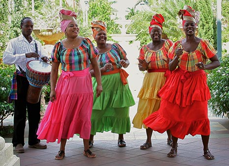 牙买加妇女的舞蹈